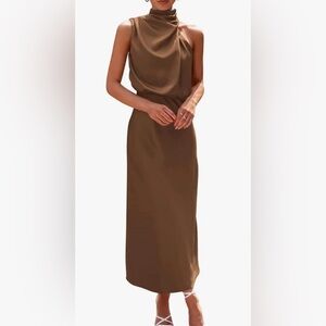 NWT Amazon Formal Brown Gown